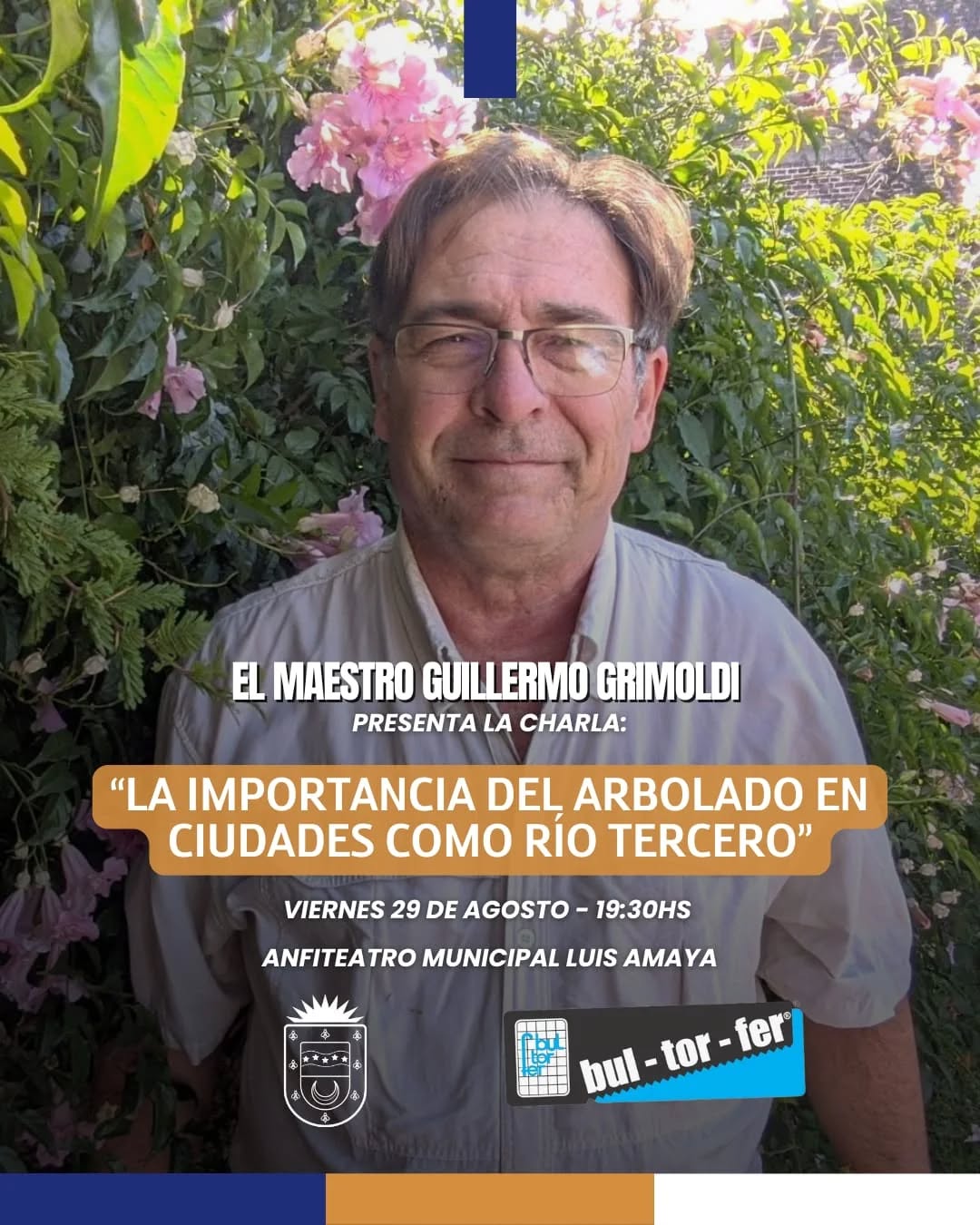 TE INVITAMOS A SER PARTE DE LA CHARLA DEL MAESTRO GRIMOLDI