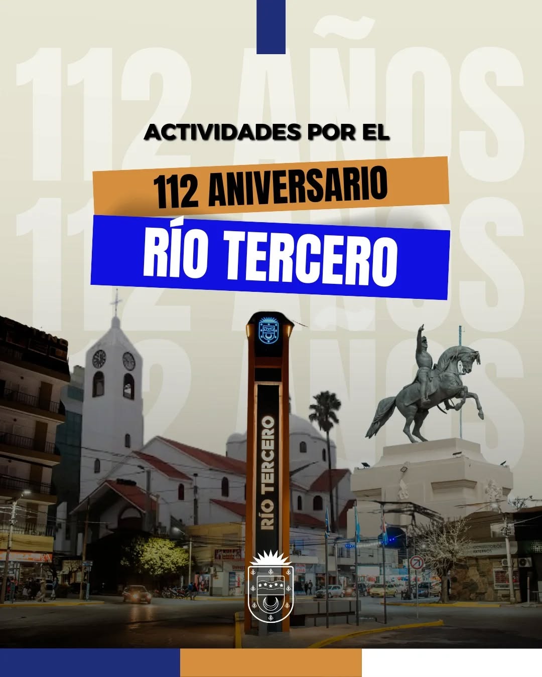 CON MÚSICA Y ARTE CELEBRAMOS LOS 112 AÑOS DE LA CIUDAD